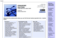 Desktop Screenshot of doctors.com.sg