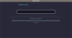 Desktop Screenshot of doctors.com